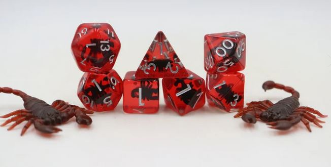 Scorpion RPG Dice Set