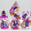 Purple T-Rex RPG Dice Set