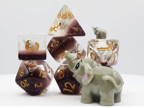 Elephant RPG Dice Set
