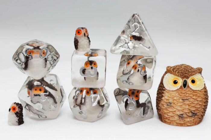 Wise Owl RPG Dice Set
