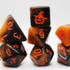 Halloween Pumpkin RPG Dice Set