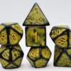 Timeworn Yellow RPG Dice Set