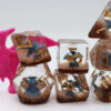 Blue Pterodactyl RPG Dice Set