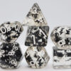 Butterfly Kiss - Black RPG Dice Set