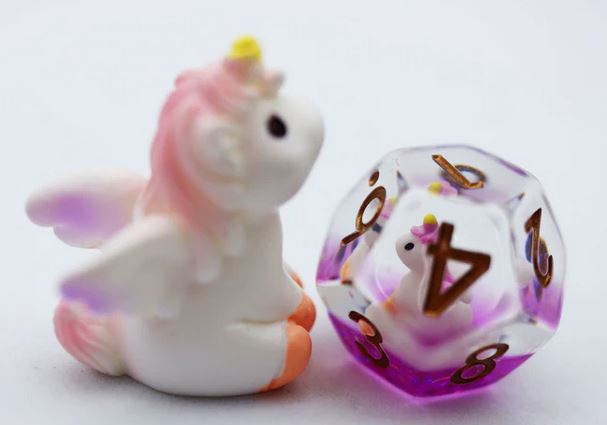 Mystic Unicorn RPG Dice Set
