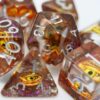 Golden Dragon Eye RPG Dice Set