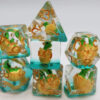Green Dragon Hatchlings RPG Dice Set