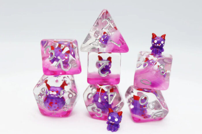 Friendly Fiend RPG Dice Set (assortiment – willekeurige uitvoering)