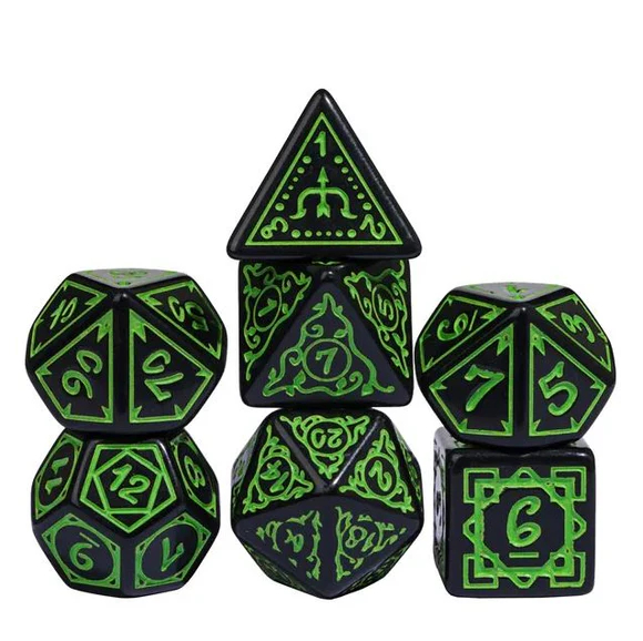 Cryptic Knots: Verdant RPG Dice Set