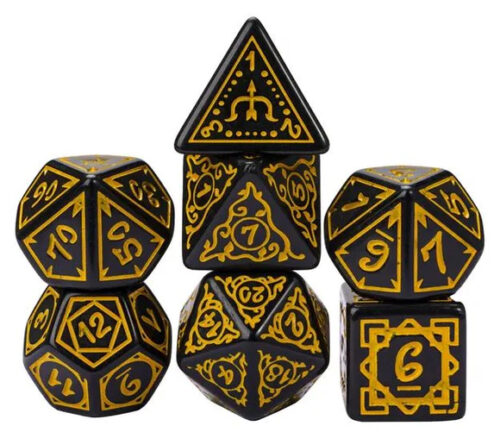 Cryptic Knots: Golden Cuirass RPG Dice S