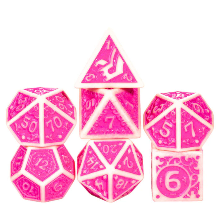 Fuscia Depths RPG Dice Set