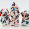 Paint Splatter RPG Dice Set