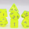Radioactive Lemonade RPG Dice Set