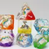 Double Rainbow RPG Dice Set (assortiment – willekeurige uitvoering)