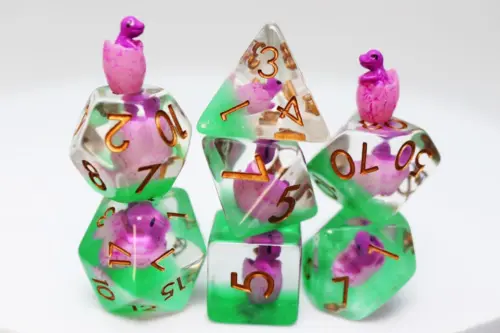 Enchanted Dragon Hatchlings RPG Dice Set