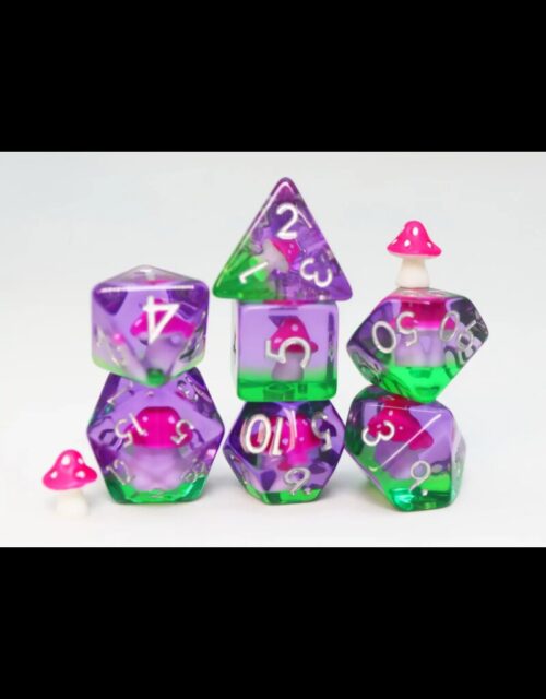 Fae Mushrooms RPG Dice Set