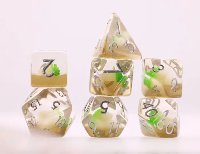 Crunchy Cabbage RPG Dice Set