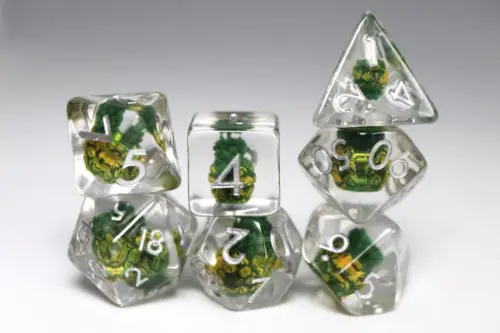 Prickly Pineapple RPG Dice Set