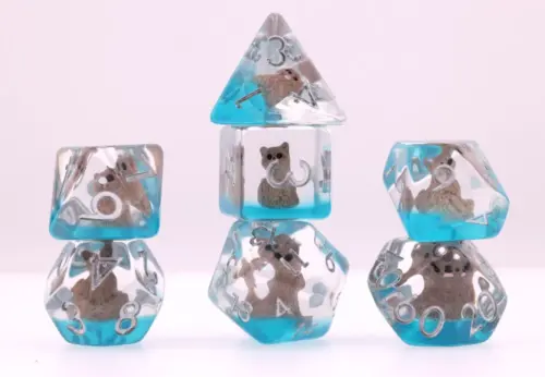 Soft Kitten RPG Dice Set