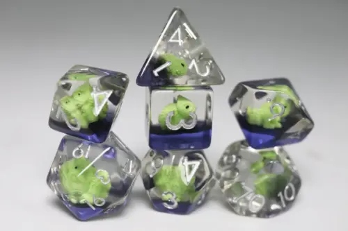 Colorful Chameleon RPG Dice Set