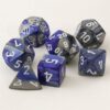 Gemini Blue-Steel/white Polydice Dobbels