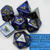 Scarab Royal Blue/gold Polydice Dobbelst