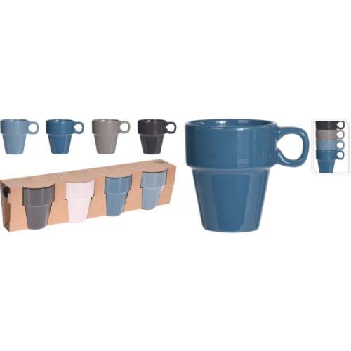 Mokken Met Oor - Set van 4 - 180 ML