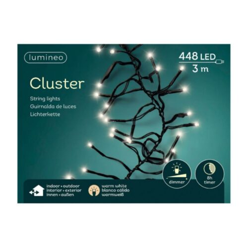 Cluster Binnen/Buiten Warmwit 3M