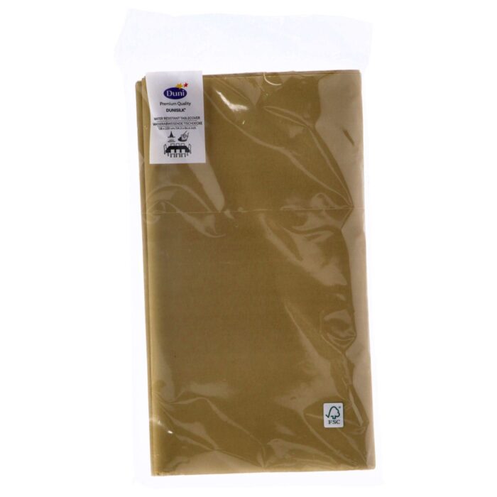Duni tafellaken goud 138 X 220 cm