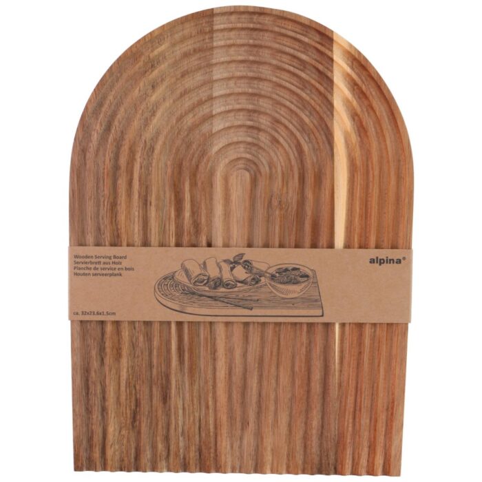 Serveerplank hout 32x23,6x1,5 cm acacia hout