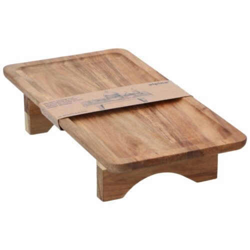 Serveerplank hout 30,7x15,5x6,5 cm acacia hout