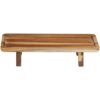 Serveerplank hout 30,7x15,5x6,5 cm acacia hout