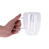 Mok dubbelwandig 350ml set van 2 met handgreep