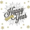 Servetten New Year 33 x 33 cm