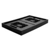 Square vouwkrat Heavy Duty 45L zwart
