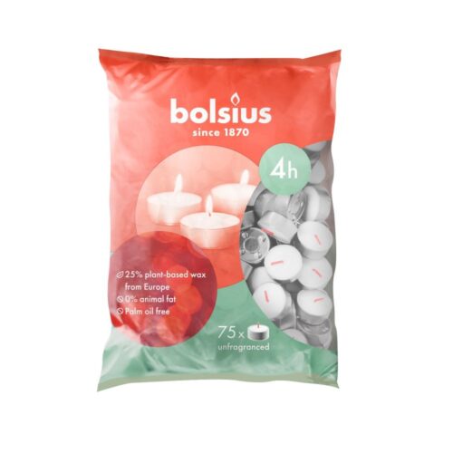 Bolsius - Theelichten 75 Stuks