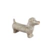 Sculptuur teckel 14,5x4,5x9,5cm
