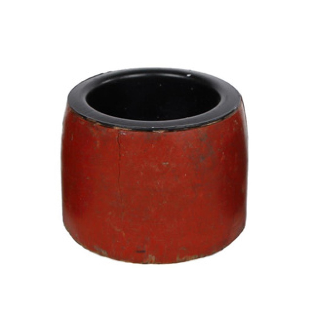 Theelichthouder Ludo gerecycled hout 6x6x10cm - Afbeelding 2