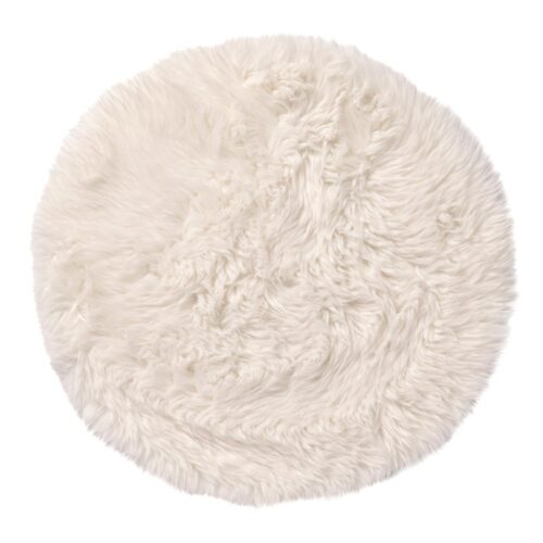Vloerkleed Niek Ø40 cm Snow White