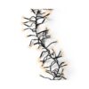 LED cluster lights zwart/klassiek warm 2,6 meter