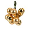 Kerstballen op draad glas shiny, matt mix Ø 2 cm