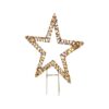 Micro LED stake light wicker steady buitenL.1 cm x W.48cm x H.54cm
