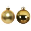 Kerstballen glas shiny,matt mixdia8cm