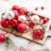 Kerstballen glas shiny,matt mixdia8cm
