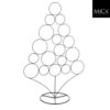 Decoratie kerstboom zwart - l62xb26xh95cm