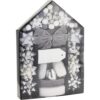 Verpakking deco set zilver/wit