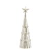 Decoratie boom zilver - h36xd11cm