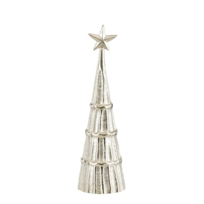 Decoratie boom zilver - h36xd11cm