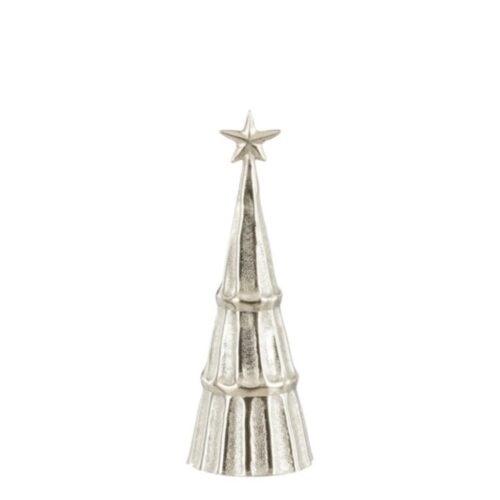 Decoratie boom zilver - h27xd9,5cm