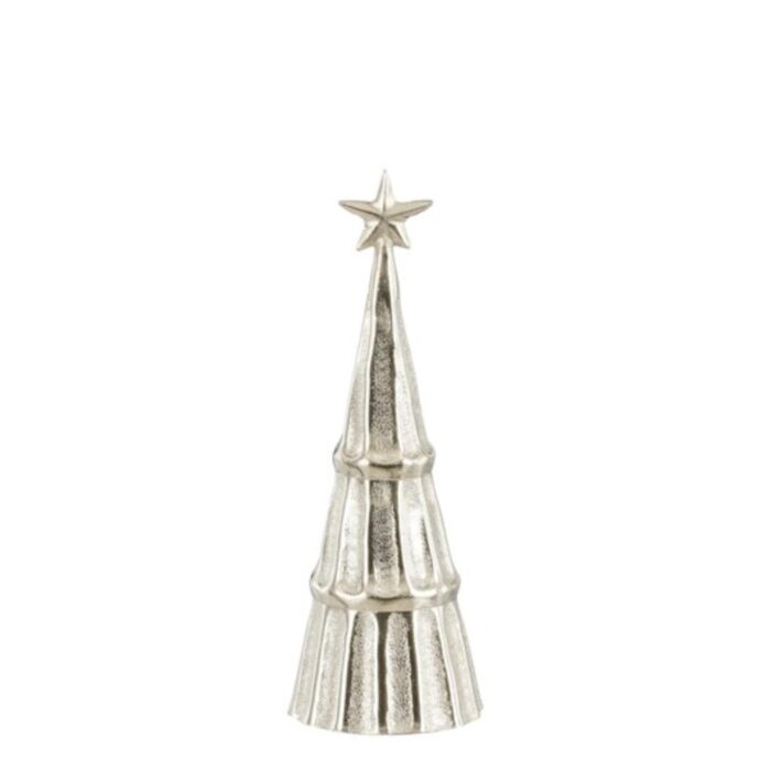 Decoratie boom zilver - h27xd9,5cm